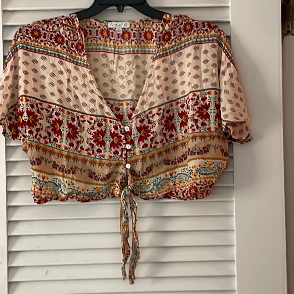 Patrons of Peace crop top